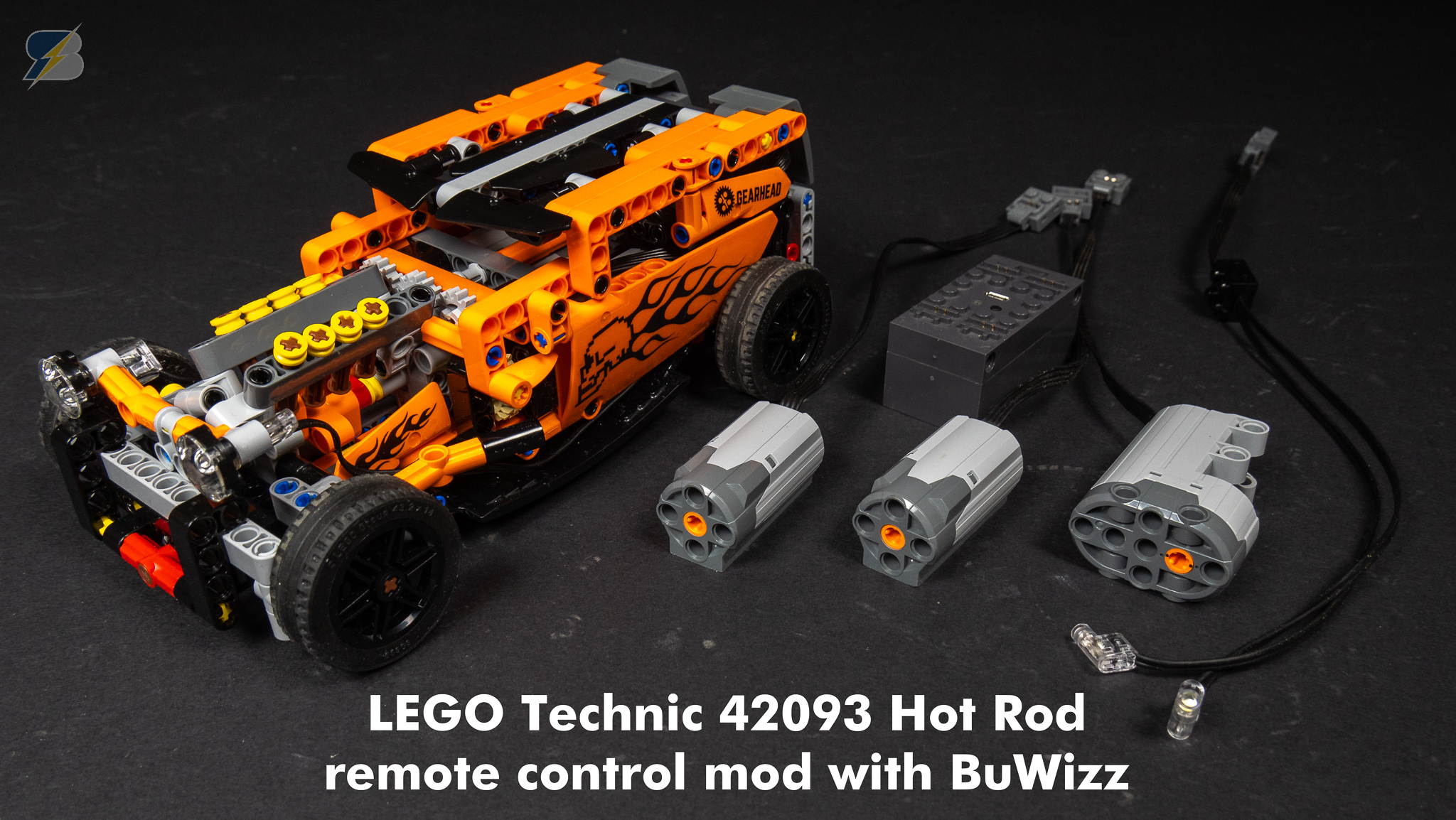 LEGO® Technic 42093 Hot Rod RC Mod With BuWizz - RacingBrick