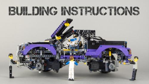 42069 rc mod with wheels – partial building instructions
