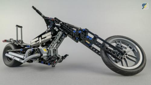 Technic motorcycle black